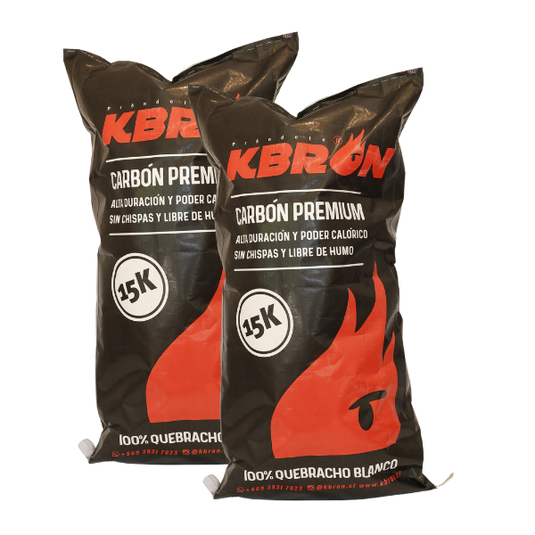 CARBÓN 100% QUEBRACHO BLANCO 15 KG