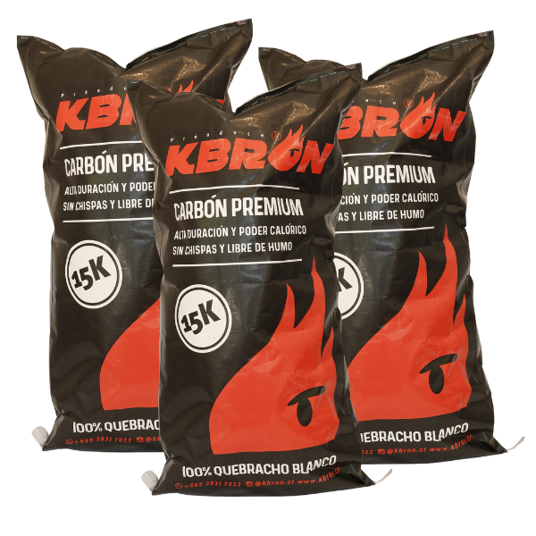 CARBÓN 100% QUEBRACHO BLANCO 15 KG