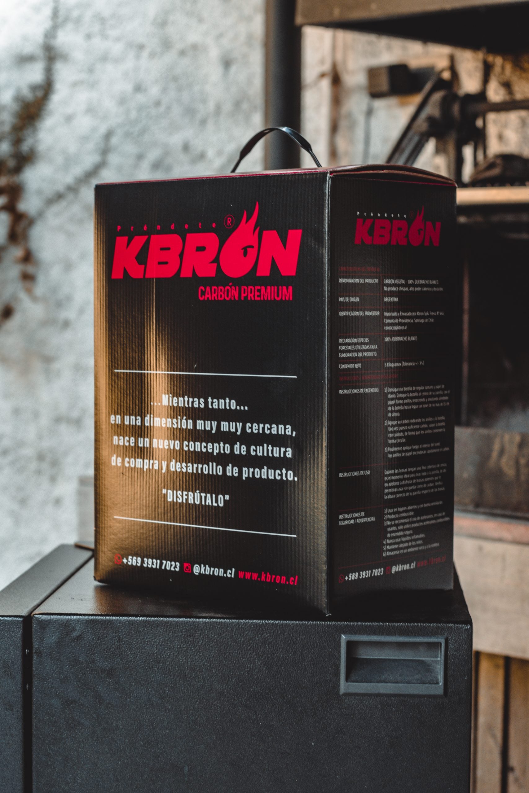 CARBÓN KBRON EN CAJA PREMIUM 5KG