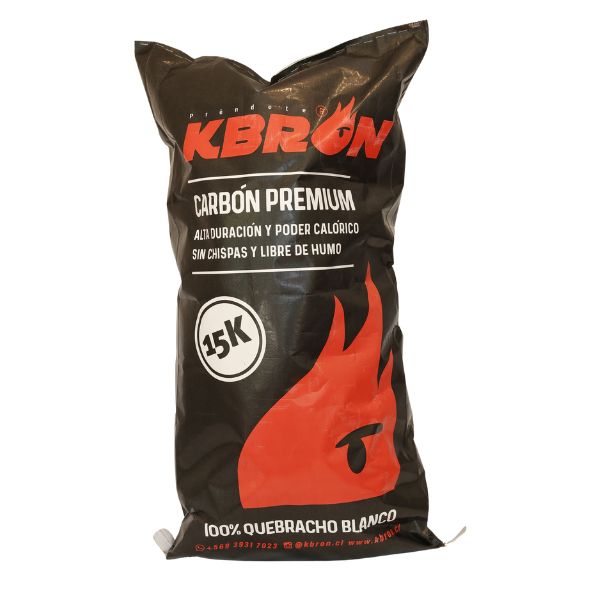 CARBÓN 100% QUEBRACHO BLANCO 15 KG